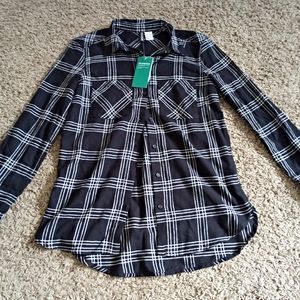 Plaid button up